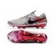 Nike Tiempo Legend VIII Elite FG Chaussures Gris Noir Rouge