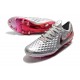 Nike Tiempo Legend VIII Elite FG Chaussures Gris Noir Rouge