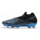 Crampon Nike Phantom Vision 2 Elite FG Noir Bleu Laser Anthracite