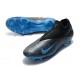 Crampon Nike Phantom Vision 2 Elite FG Noir Bleu Laser Anthracite