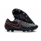 Crampon Nouvelles Nike Tiempo Legend 8 Elite FG Noir Rose