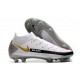 Chaussures 2021 Nike Phantom GT Elite DF FG Blanc Noir Rouge Or