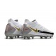 Chaussures 2021 Nike Phantom GT Elite DF FG Blanc Noir Rouge Or