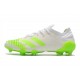 Crampons Adidas Predator Mutator 20.1 Low FG Blanc Vert