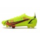 Nike Neuf Mercurial Vapor XIV Elite FG Volt Carmin Noir