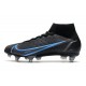 Nike Mercurial Superfly VIII Elite SG-Pro Noir Gris Acier