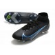 Nike Mercurial Superfly VIII Elite SG-Pro Noir Gris Acier