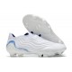 adidas Copa Sense+ FG Crampons Blanc Bleu Hi Res Indigo