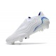 adidas Copa Sense+ FG Crampons Blanc Bleu Hi Res Indigo