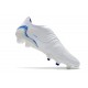 adidas Copa Sense+ FG Crampons Blanc Bleu Hi Res Indigo