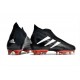 adidas Predator Edge+ FG Nouvelles Noir Blanc Rouge