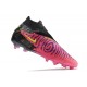 Chaussure Nike Phantom GX Elite DF FG Rose Noir Jaune