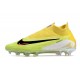 Chaussure Nike Phantom GX Elite DF FG Vert Jaune Noir