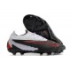 Nike Phantom GX Gripknit Elite FG Noir Gris Rouge