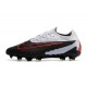 Nike Phantom GX Gripknit Elite FG Noir Gris Rouge