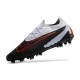 Nike Phantom GX Gripknit Elite FG Noir Gris Rouge