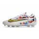 Nike Phantom GX Gripknit Elite FG Blanc Or