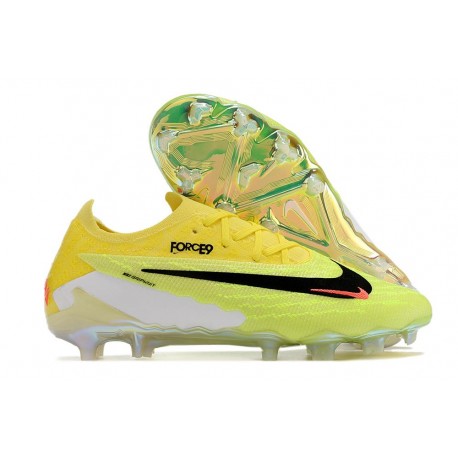 Nike Phantom GX Gripknit Elite FG Jaune Vert Noir