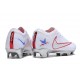 Crampons Nike Zoom Mercurial Vapor XV Elite FG Blanc Rouge