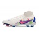 Nike Phantom Luna 2 Elite FG Chaussure Blanc Bleu Rose