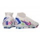 Nike Phantom Luna 2 Elite FG Chaussure Blanc Bleu Rose