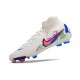 Nike Phantom Luna 2 Elite FG Chaussure Blanc Bleu Rose