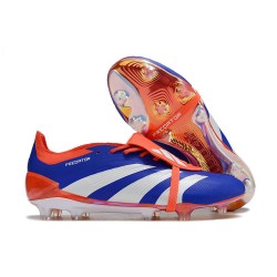 adidas Predator Elite FT FG Crampons Bleu Blanc Rouge