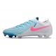 Nike Phantom Luna II Elite FG Blanc Bleu Rose