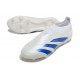 adidas Predator Elite Laceless FG Blanc Bleu