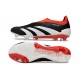 adidas Predator Elite Laceless FG Noir Banc Rouge Solaire