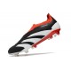 adidas Predator Elite Laceless FG Noir Banc Rouge Solaire