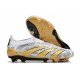 adidas Predator Elite Laceless FG Blanc Or Gris