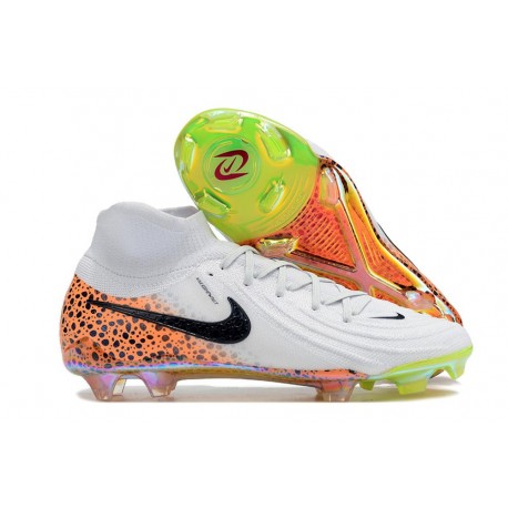 Nike Phantom Luna 2 Elite FG Chaussure Blanc Orange Noir