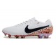 Chaussure Nike Tiempo Legend X Elite FG Blanc Noir Orange