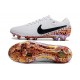 Chaussure Nike Tiempo Legend X Elite FG Blanc Noir Orange