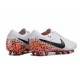 Chaussure Nike Tiempo Legend X Elite FG Blanc Noir Orange