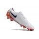 Chaussure Nike Tiempo Legend X Elite FG Blanc Noir Orange