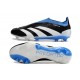 adidas Predator Elite Laceless FG Noir Blanc Bleu