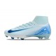 Nike Air Zoom Mercurial Superfly X Elite FG Bleu Glacier Bleu Orbite