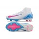 Nike Air Zoom Mercurial Superfly X Elite FG Blanc Bleu Rose