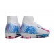 Nike Air Zoom Mercurial Superfly X Elite FG Blanc Bleu Rose