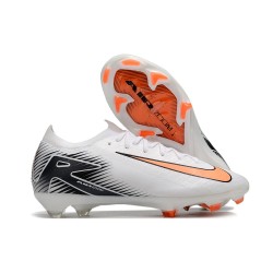 Crampons de Foot Nike Mercurial Vapor 16 Elite FG Blanc Orange Noir