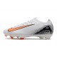 Crampons de Foot Nike Mercurial Vapor 16 Elite FG Blanc Orange Noir