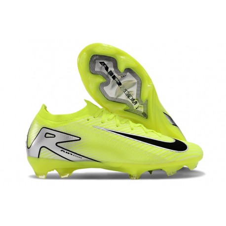 Crampons de Foot Nike Mercurial Vapor 16 Elite FG Volt Noir Argent