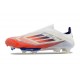 Adidas F50 + Laceless FG Neuf Advancement - Blanc Rouge Bleu