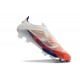 Adidas F50 + Laceless FG Neuf Advancement - Blanc Rouge Bleu