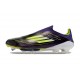 Adidas F50 + Laceless FG Neuf Fast Reborn - Violet Blanc Lucid Lemon