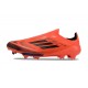 Adidas F50 + Laceless FG Neuf Rouge Noir