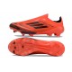 Adidas F50 + Laceless FG Neuf Rouge Noir