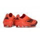 Adidas F50 + Laceless FG Neuf Rouge Noir